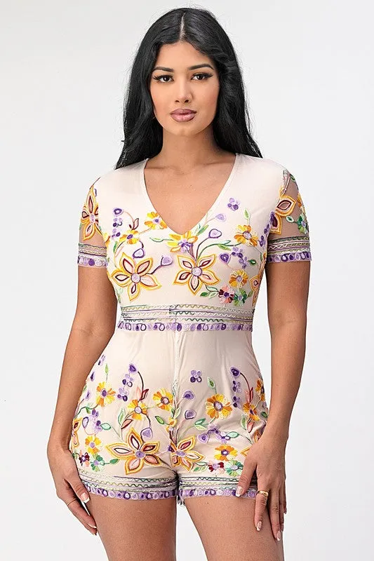 Shop17 Floral Array Romper