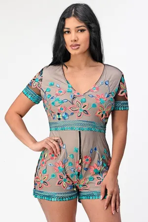 Shop17 Floral Array Romper