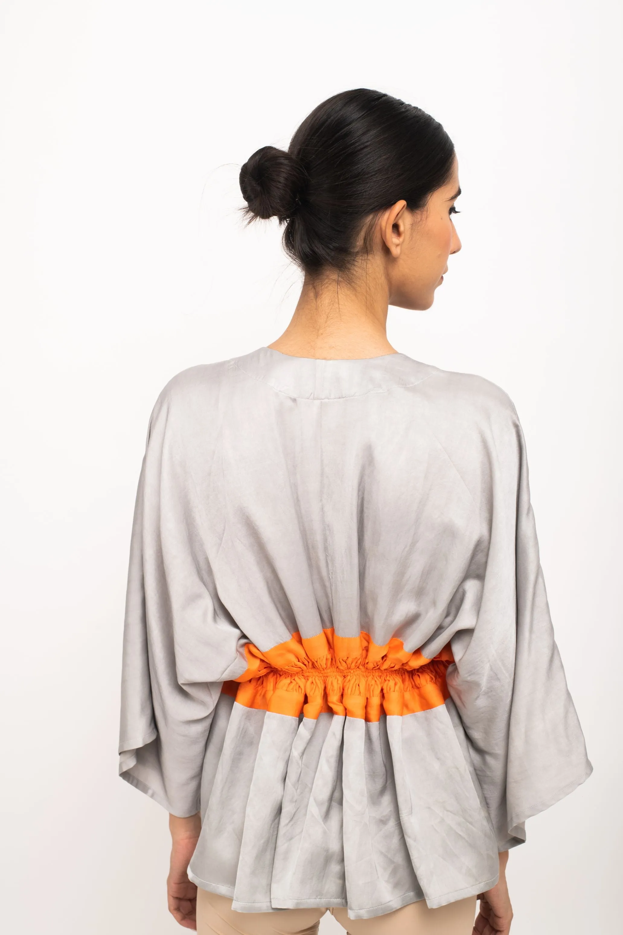 Short Cape - Blue & Neon