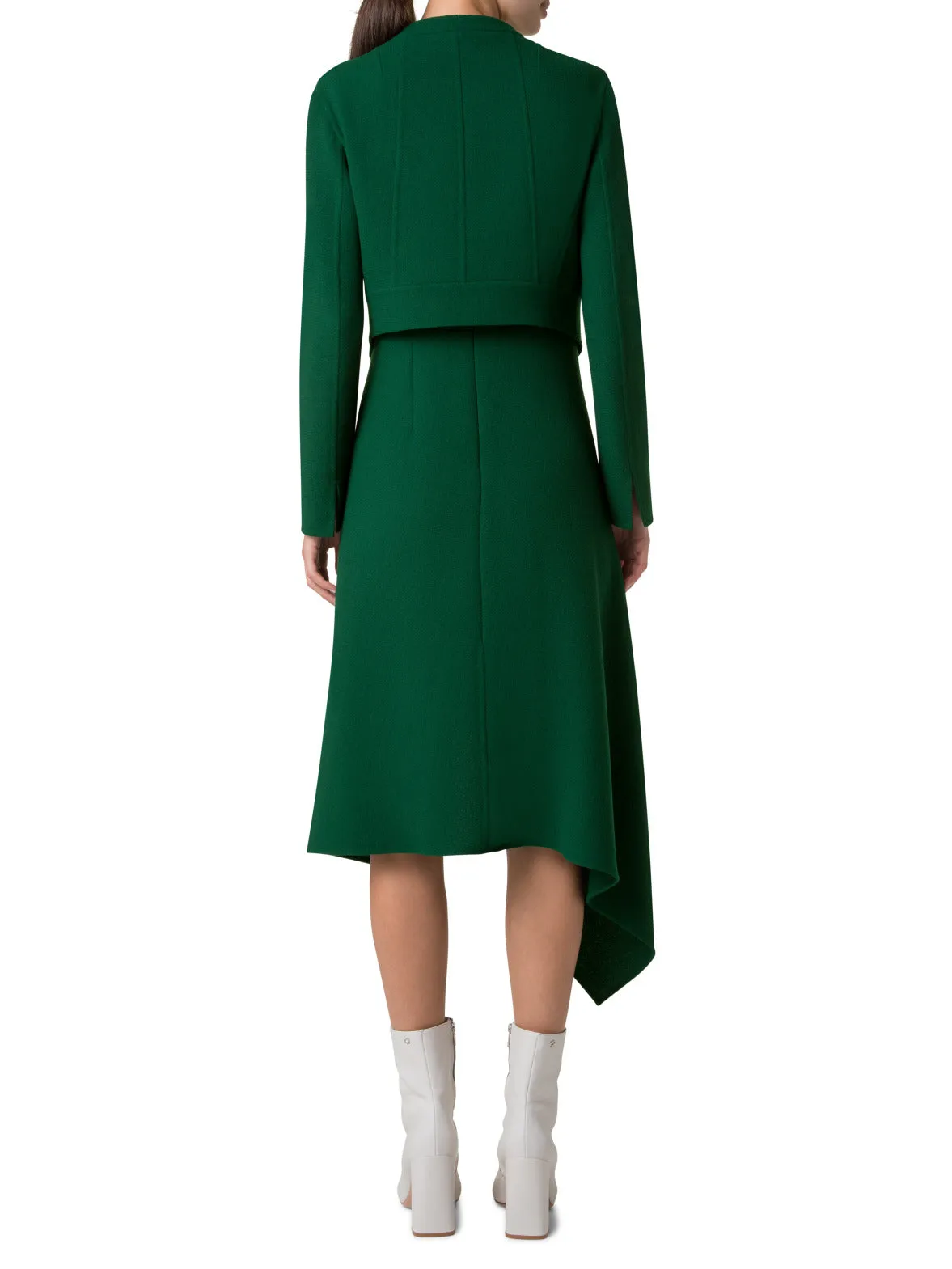 Short Jacket in Wool Double-Face