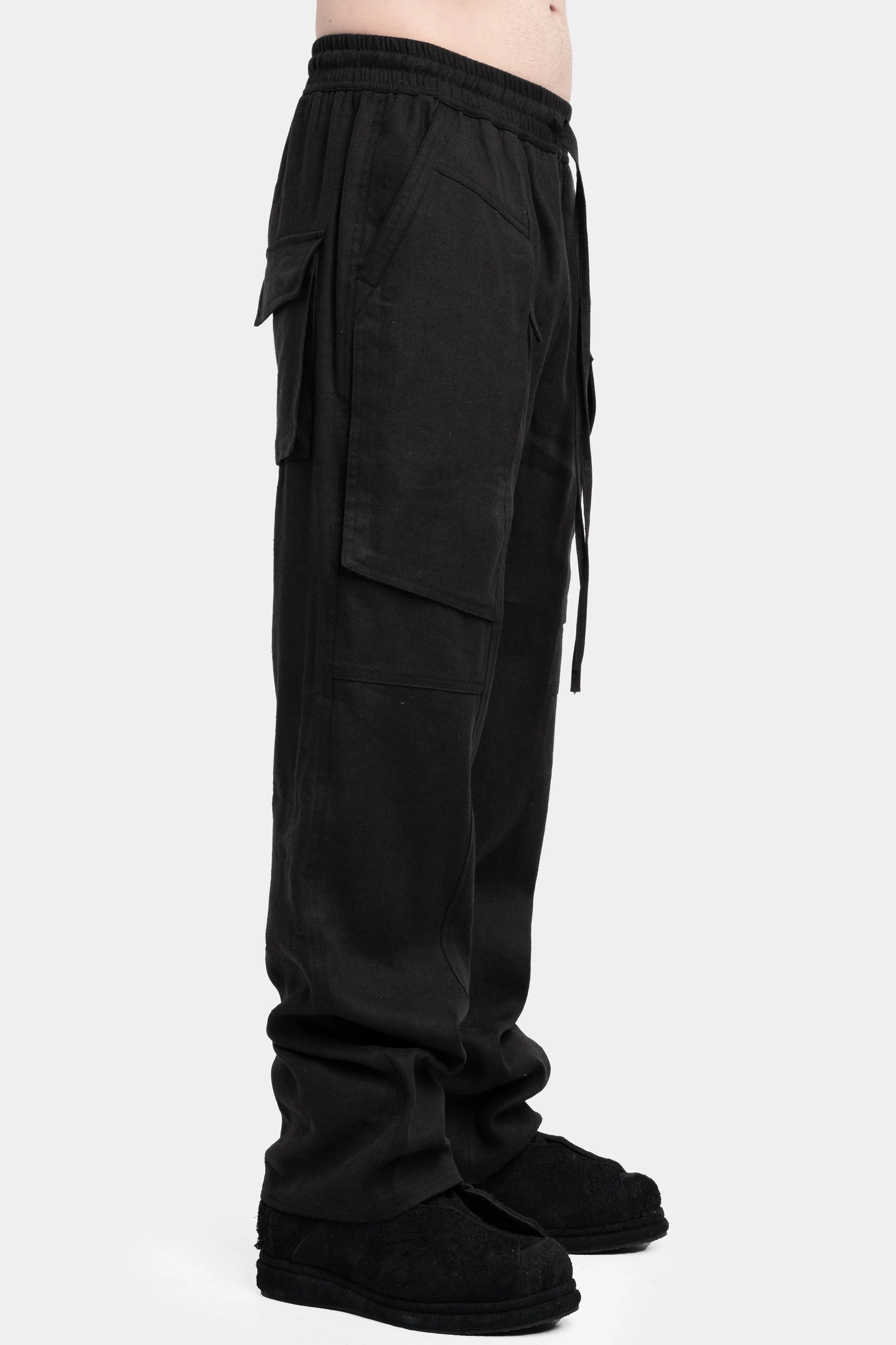 Silk / linen loose pants