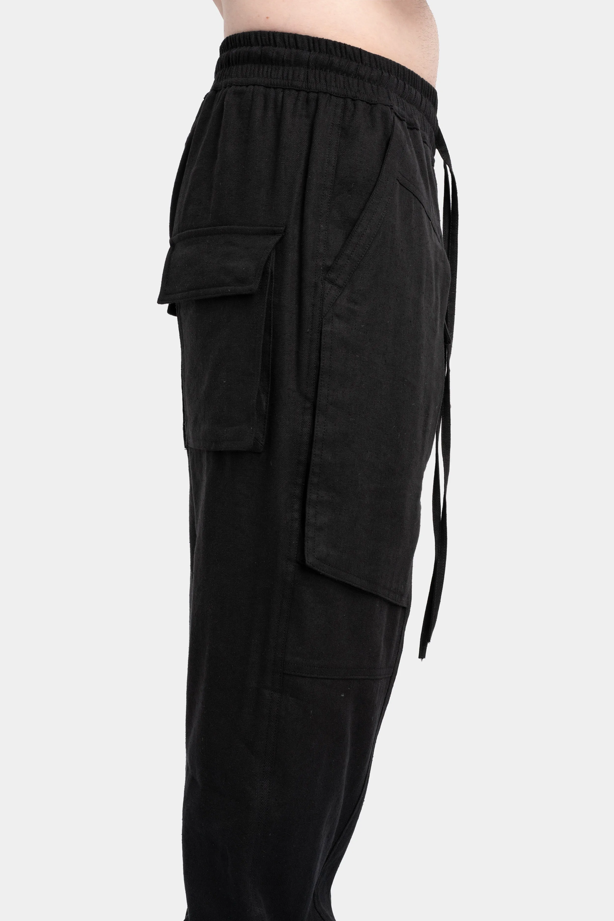 Silk / linen loose pants