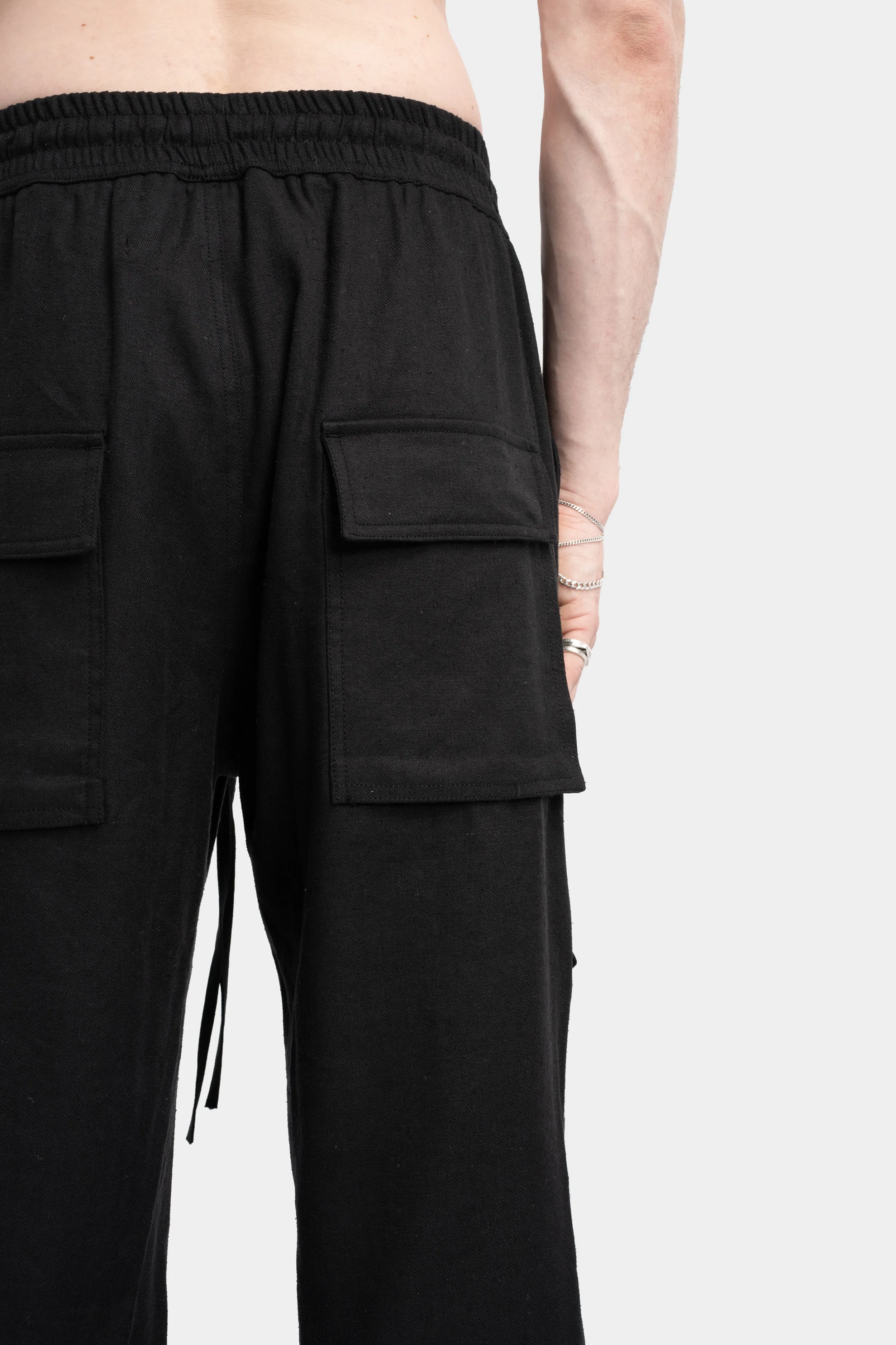 Silk / linen loose pants