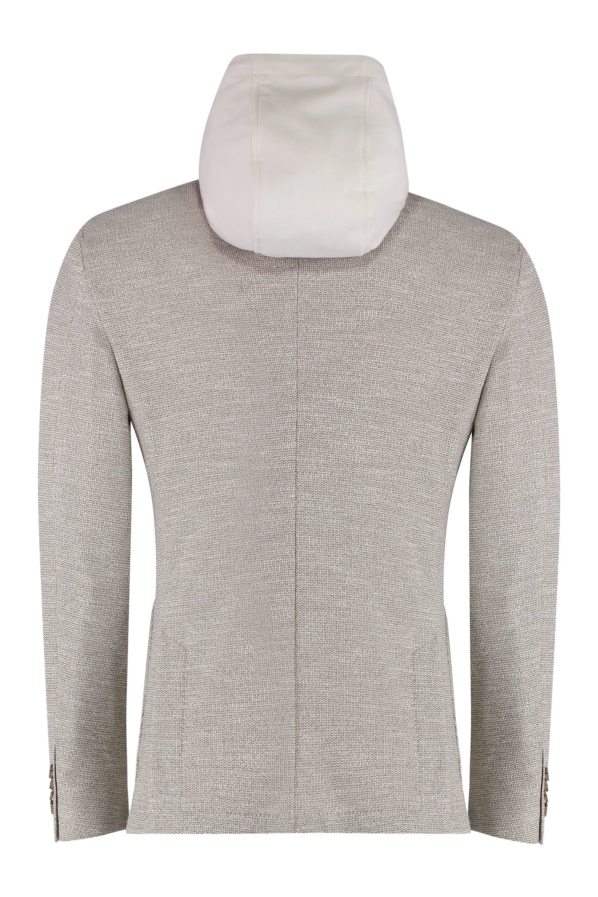 Single-breasted jersey jacket