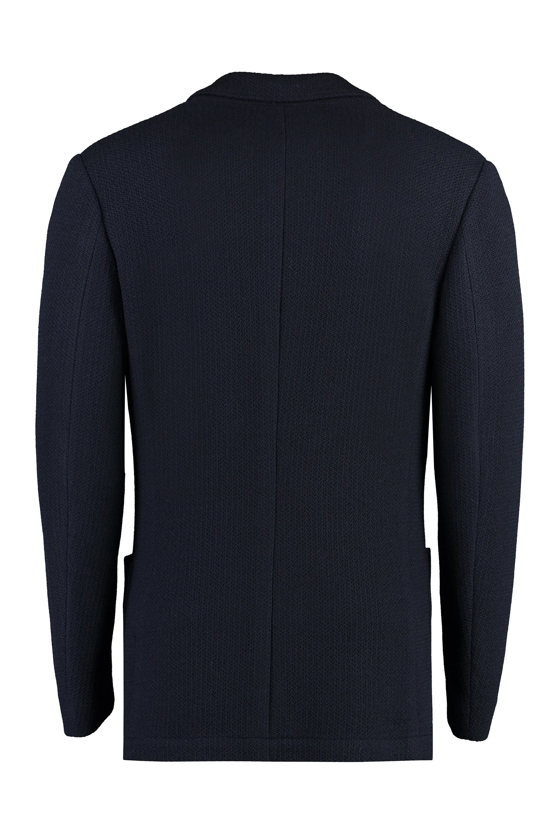 Single-breasted wool jacket