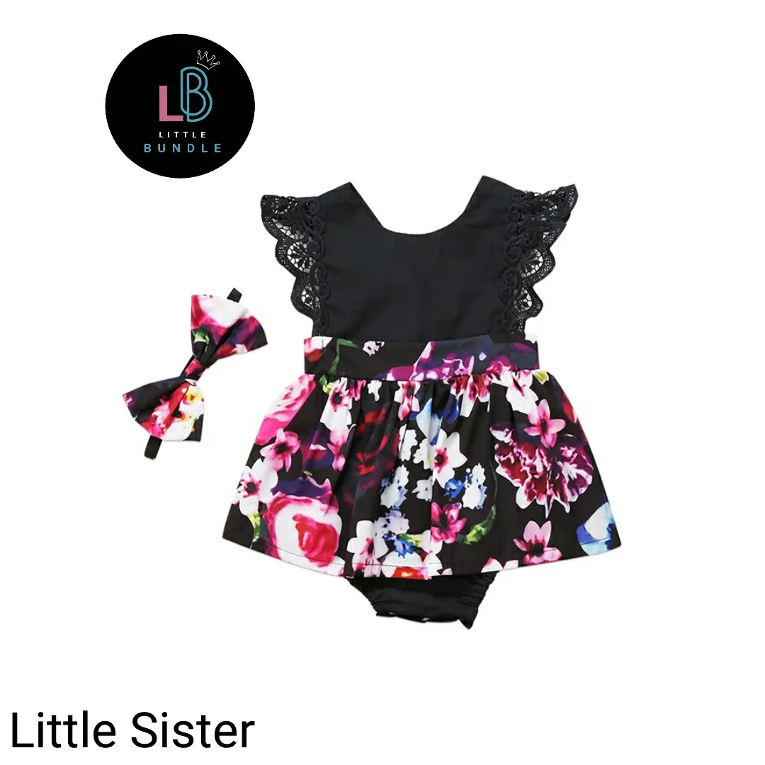 Sister Floral Matching Dresses