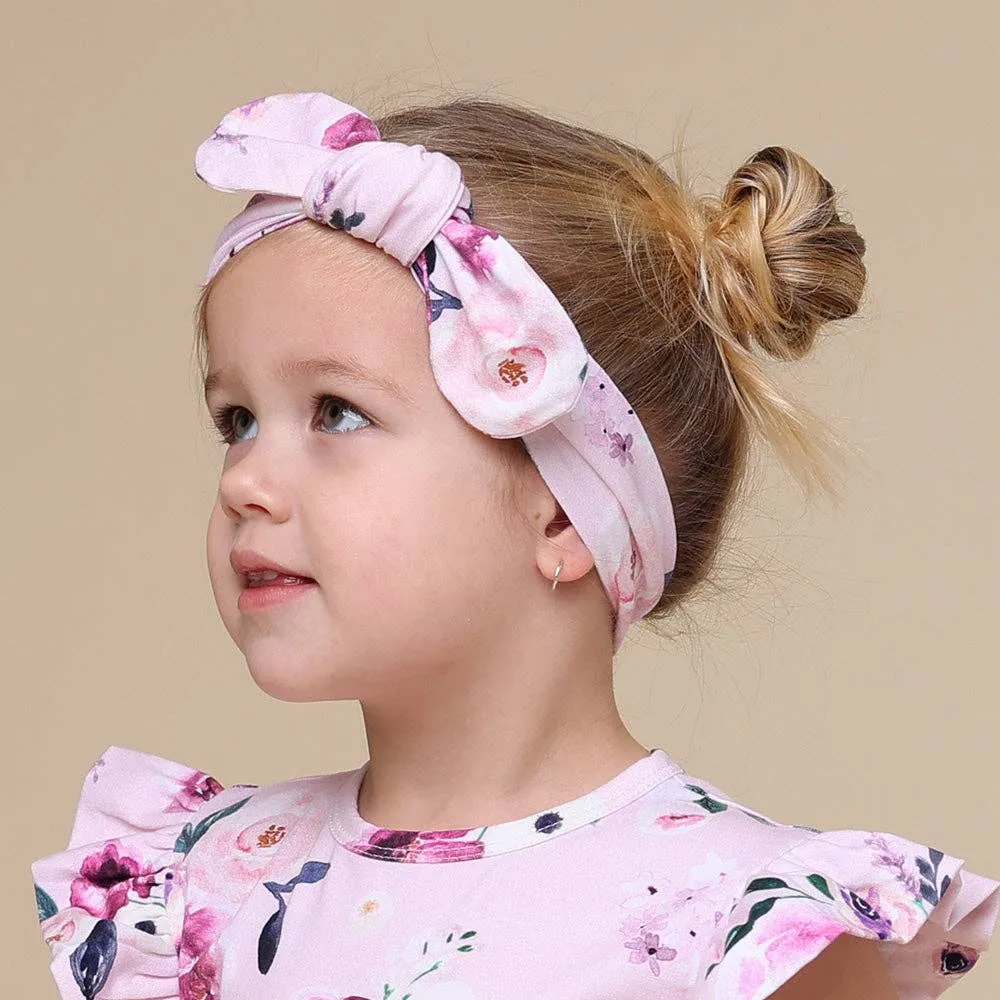 Snuggle Hunny - Floral Kiss Organic Topknot