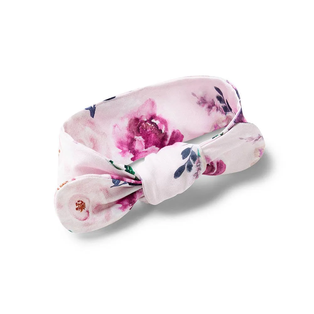 Snuggle Hunny - Floral Kiss Organic Topknot