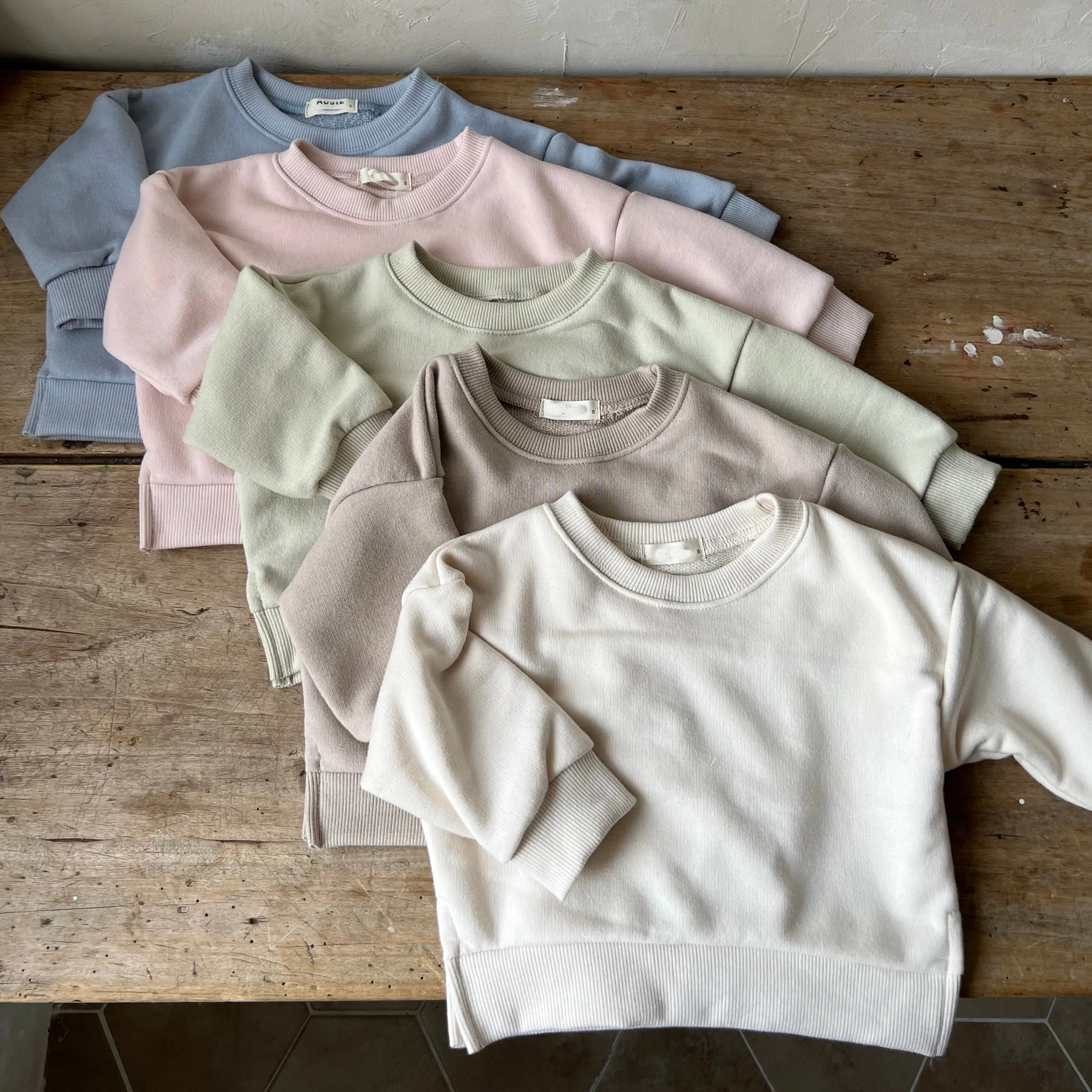 Soft & Plush Daily Sweatshirt - Light Pink