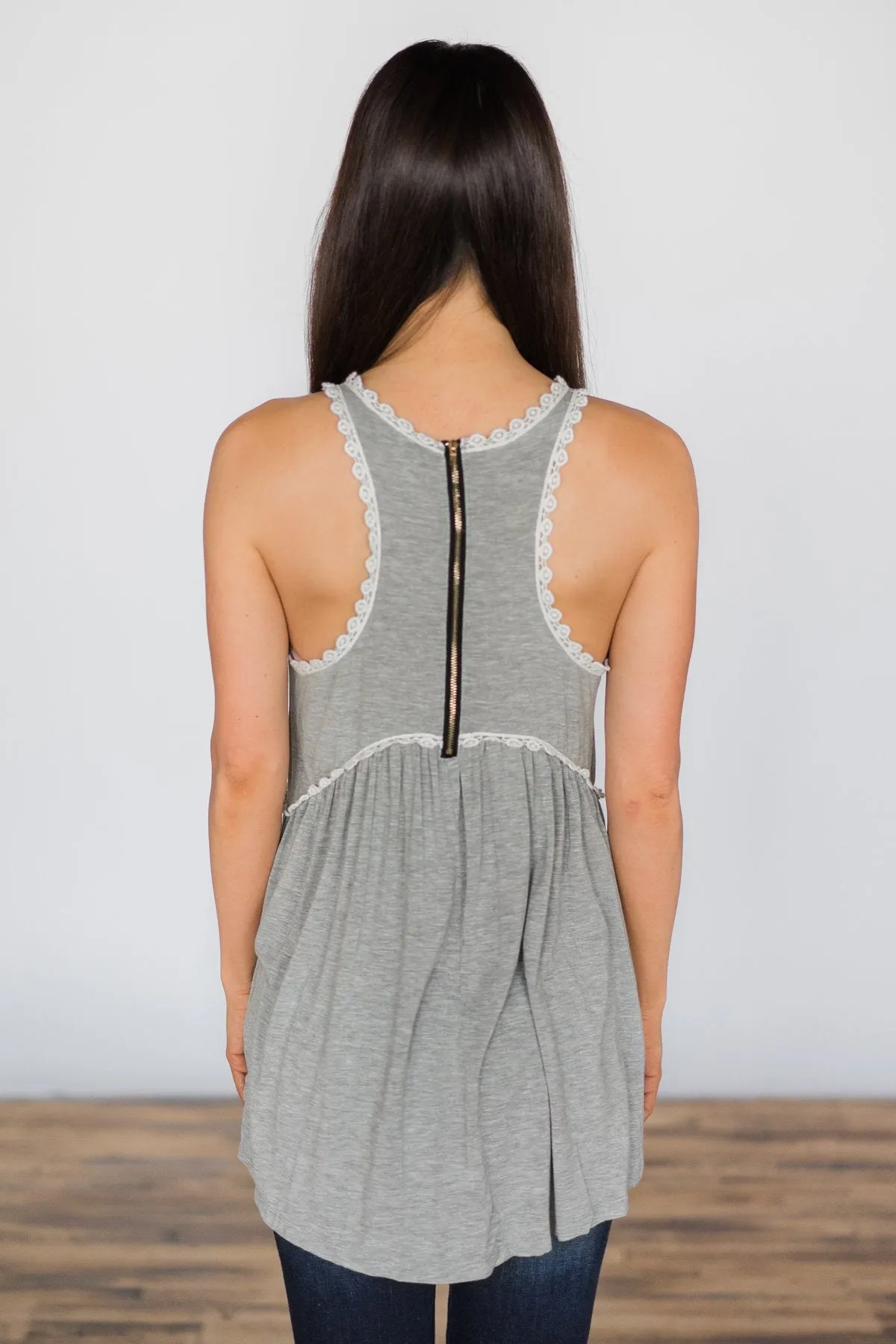 Soft Grey Tank Top