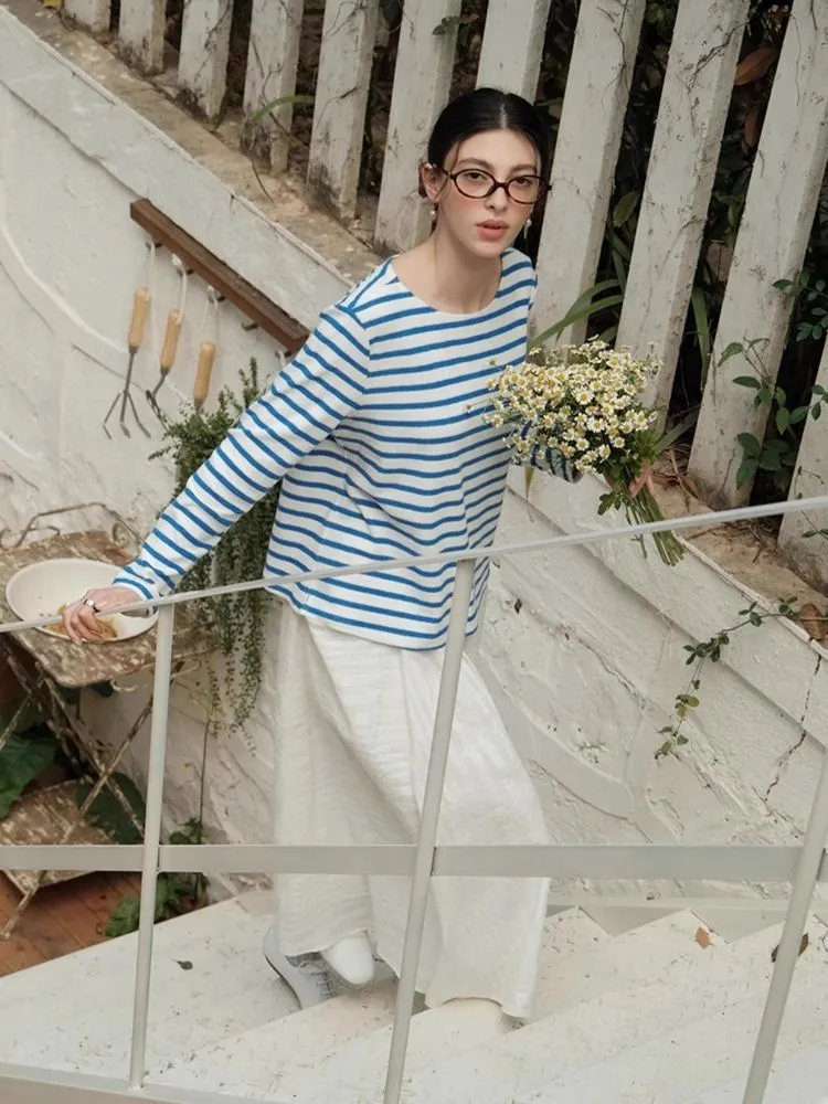 Soft Striped Terry Shirt