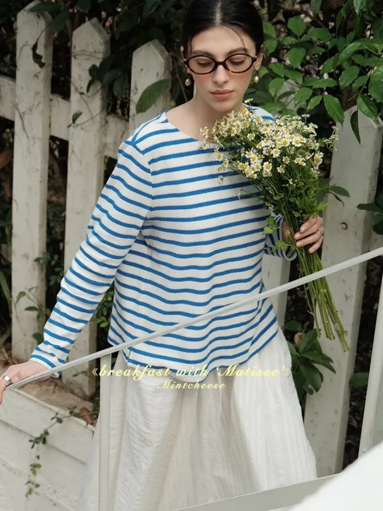 Soft Striped Terry Shirt
