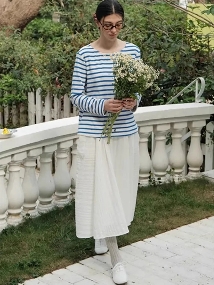 Soft Striped Terry Shirt