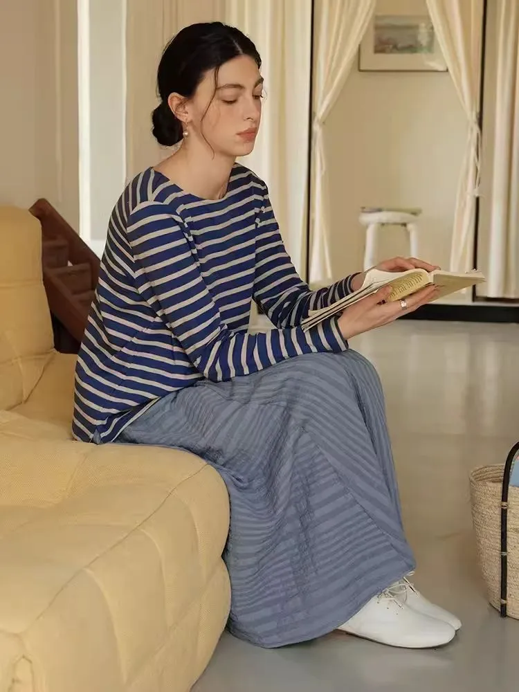 Soft Striped Terry Shirt