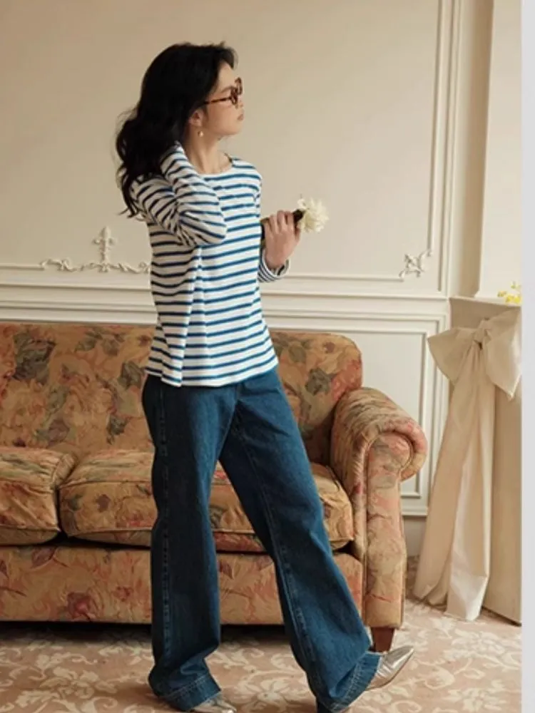 Soft Striped Terry Shirt