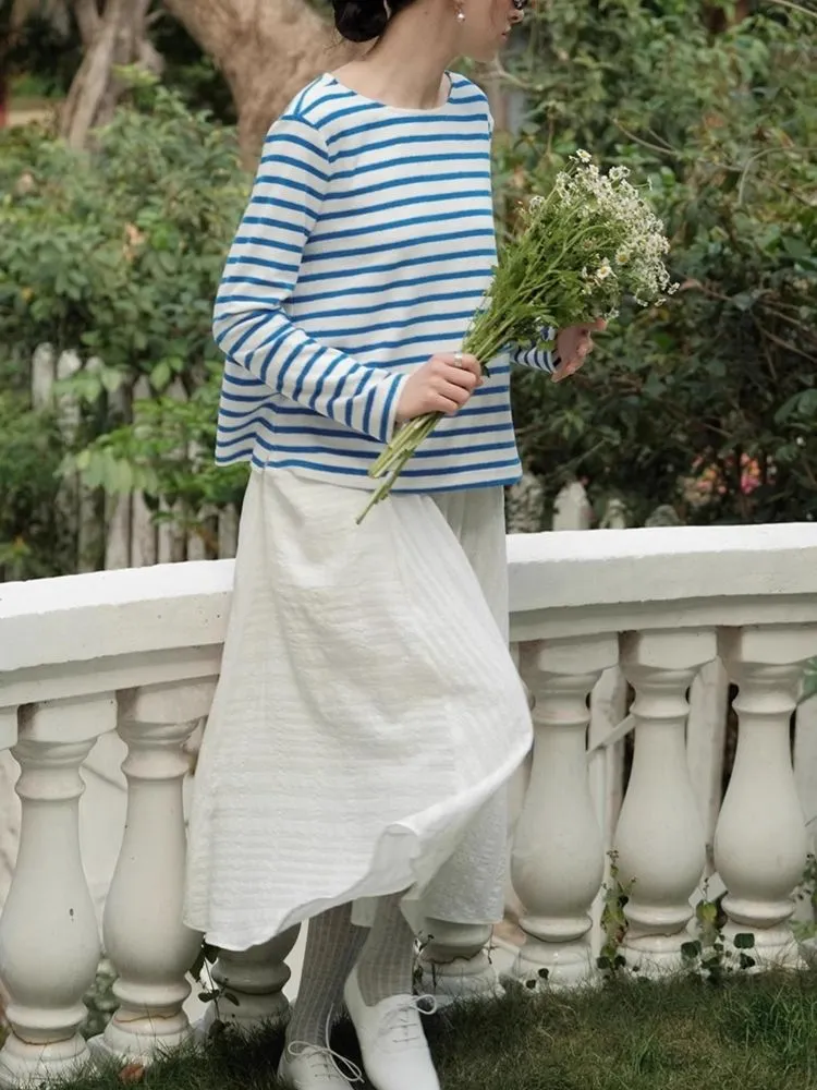 Soft Striped Terry Shirt