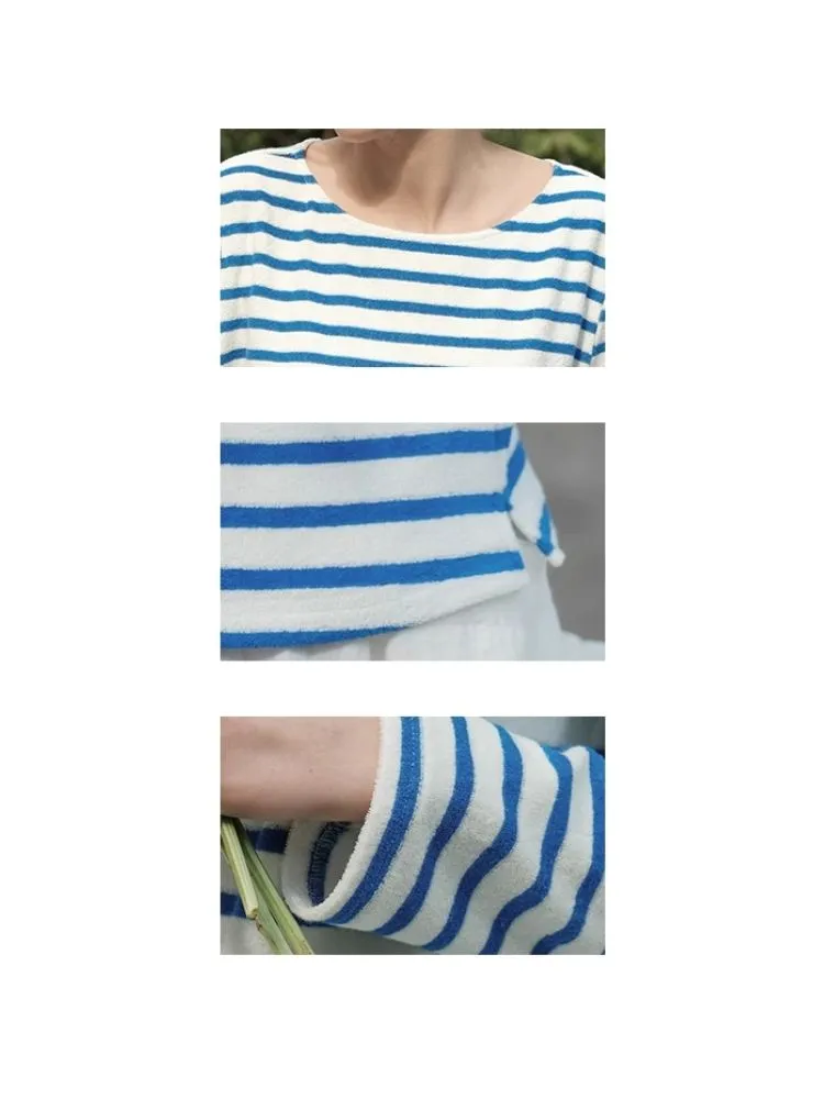 Soft Striped Terry Shirt