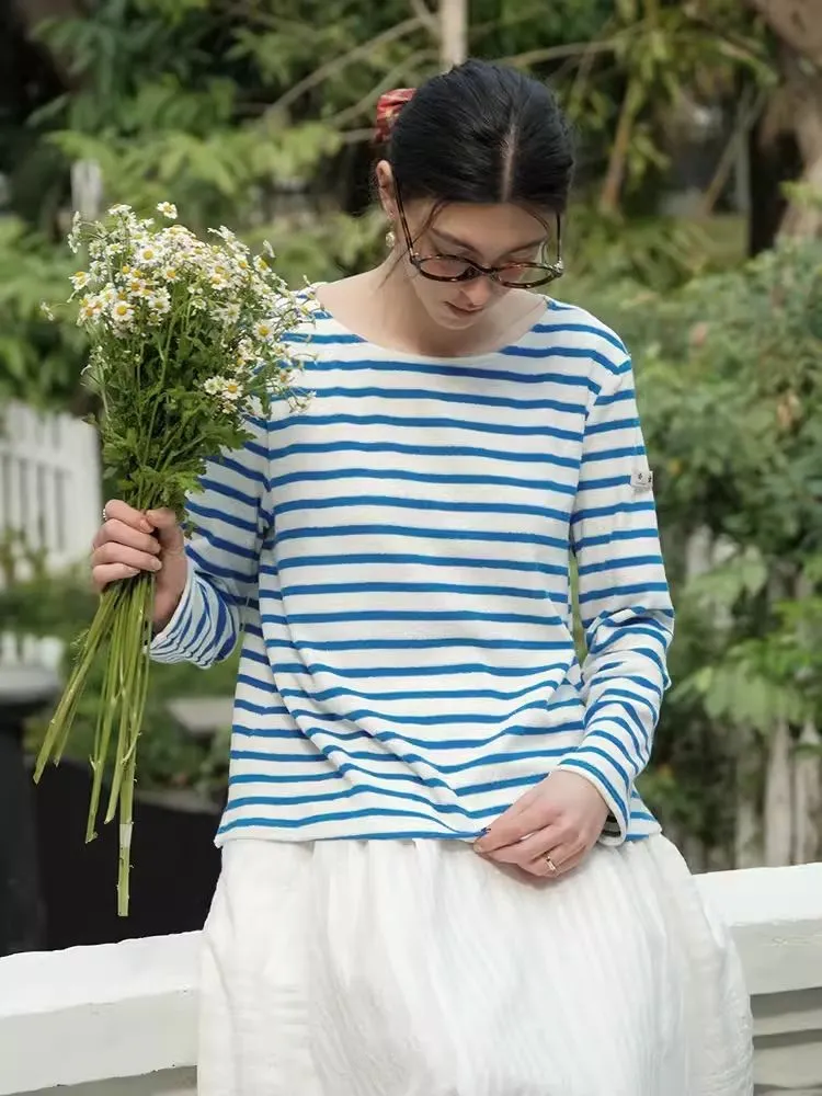 Soft Striped Terry Shirt