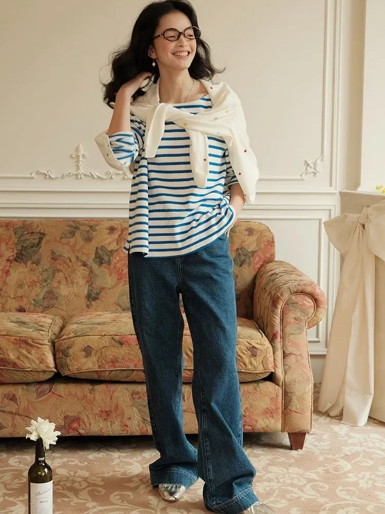 Soft Striped Terry Shirt
