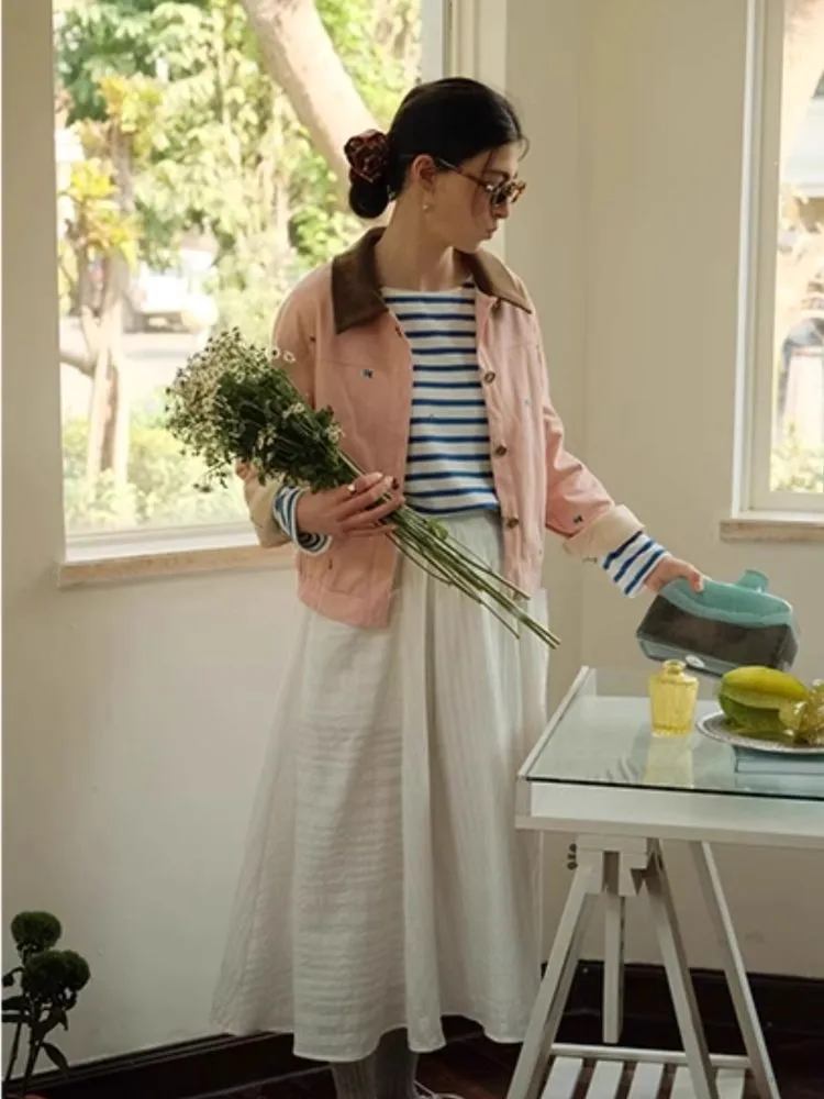 Soft Striped Terry Shirt