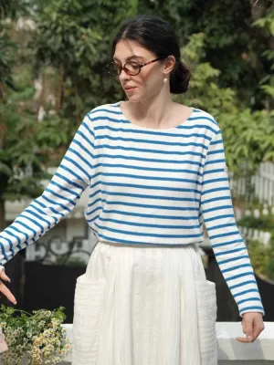 Soft Striped Terry Shirt
