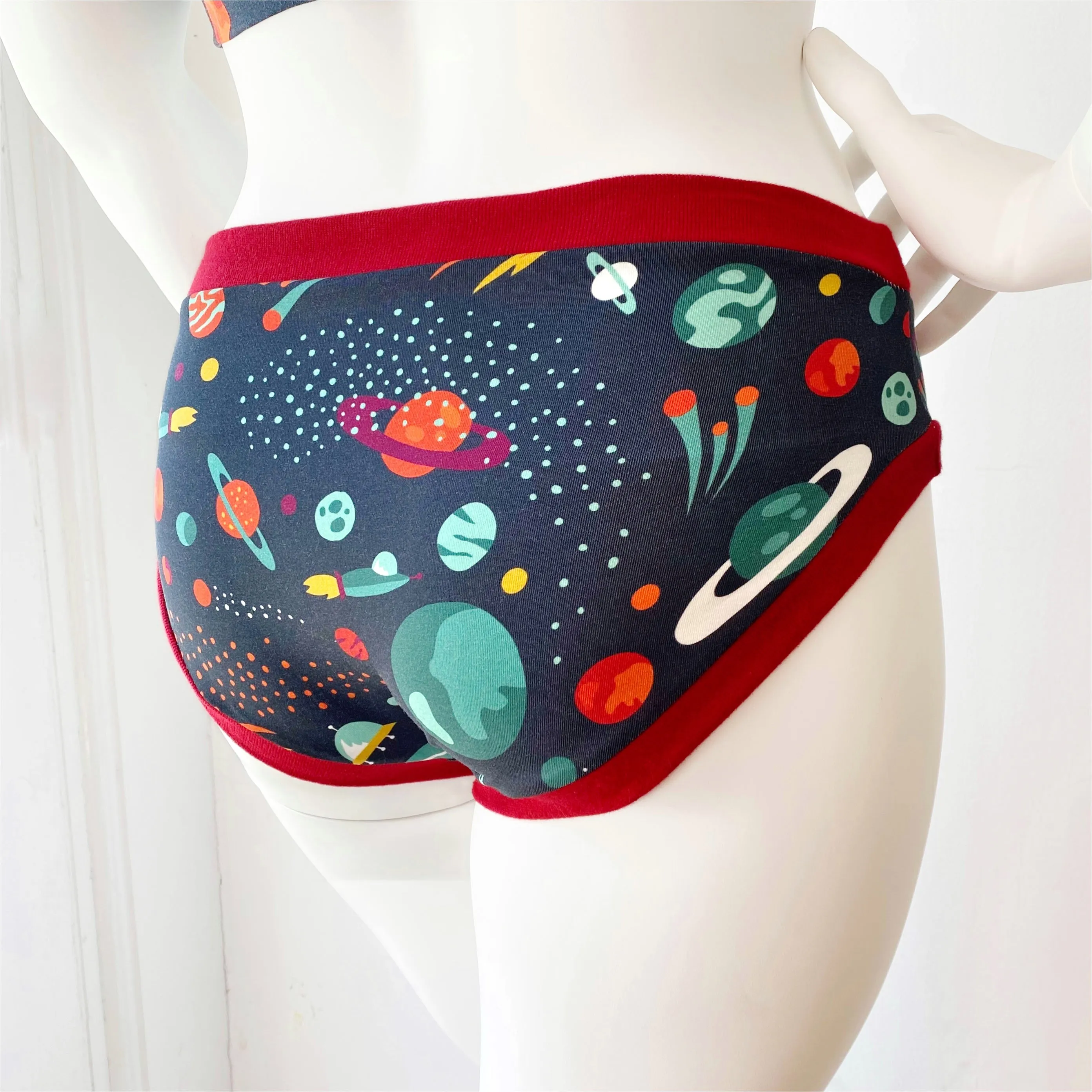Space Adult Pants | Women's Knickers | Organic Cotton Underwear