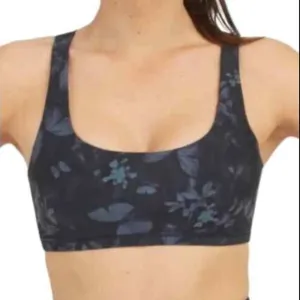 Spanx Buttery Soft Floral Sports Bra Small