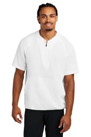 Sport-Tek Repeat 1/2-Zip Short Sleeve Jacket JST489 White