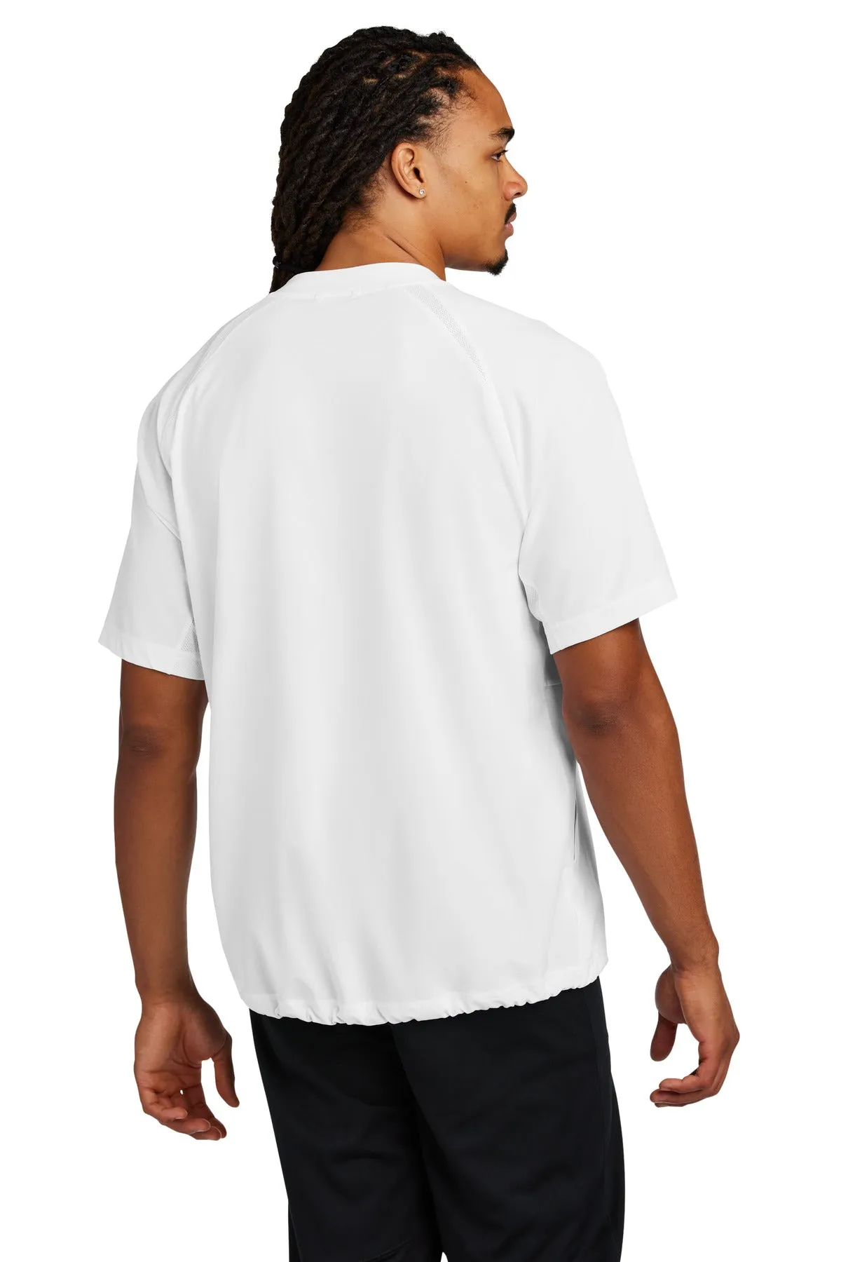 Sport-Tek Repeat 1/2-Zip Short Sleeve Jacket JST489 White