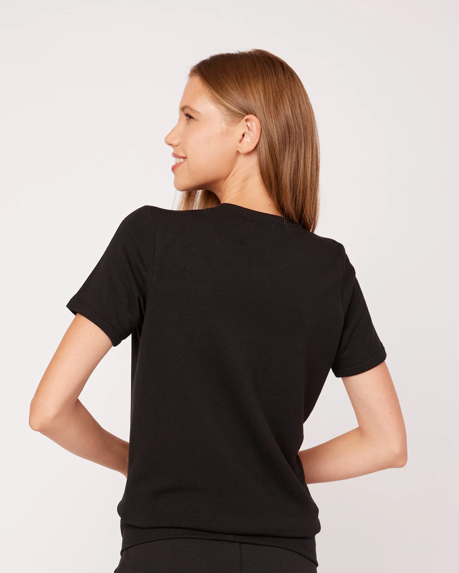 St. Tropez Short Sleeve in Black