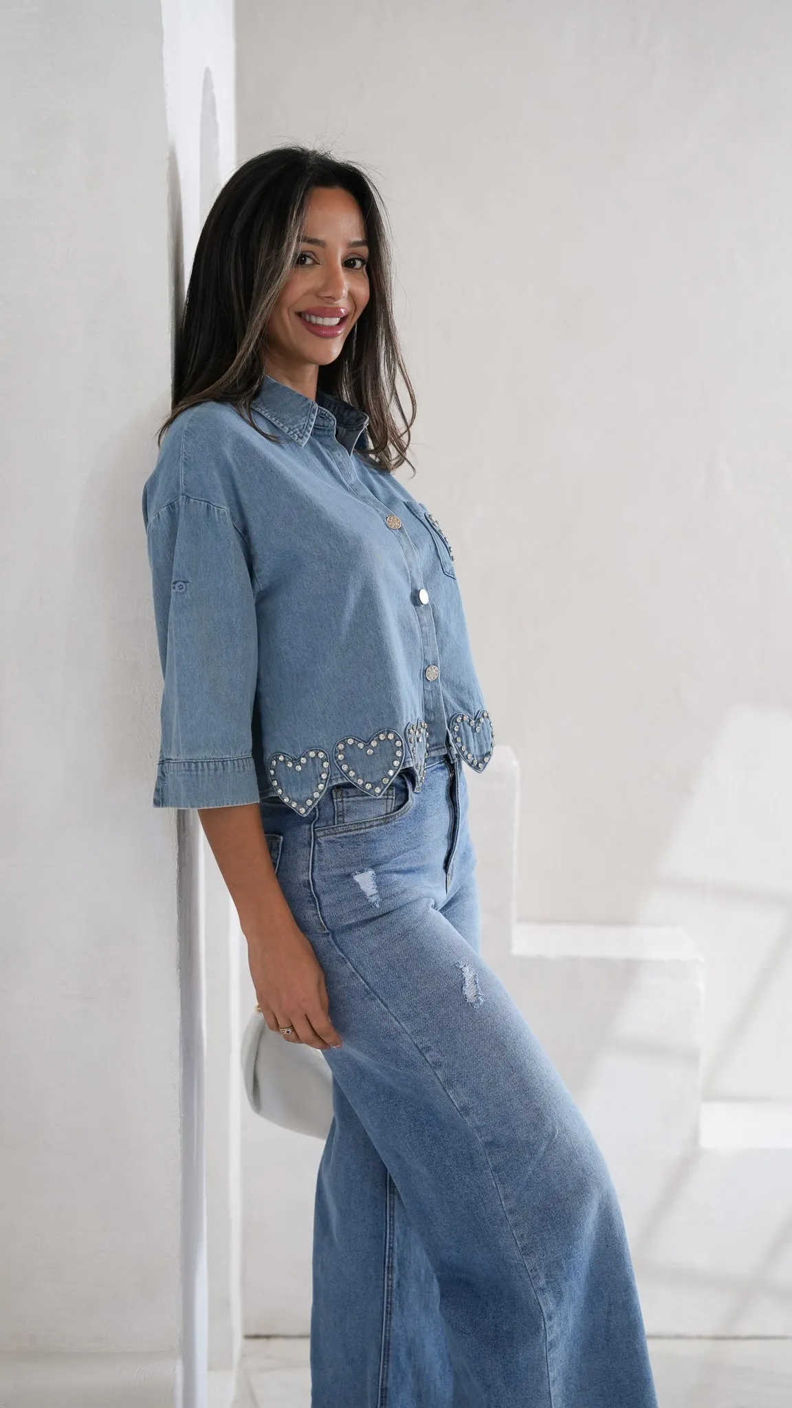 Starlight denim top