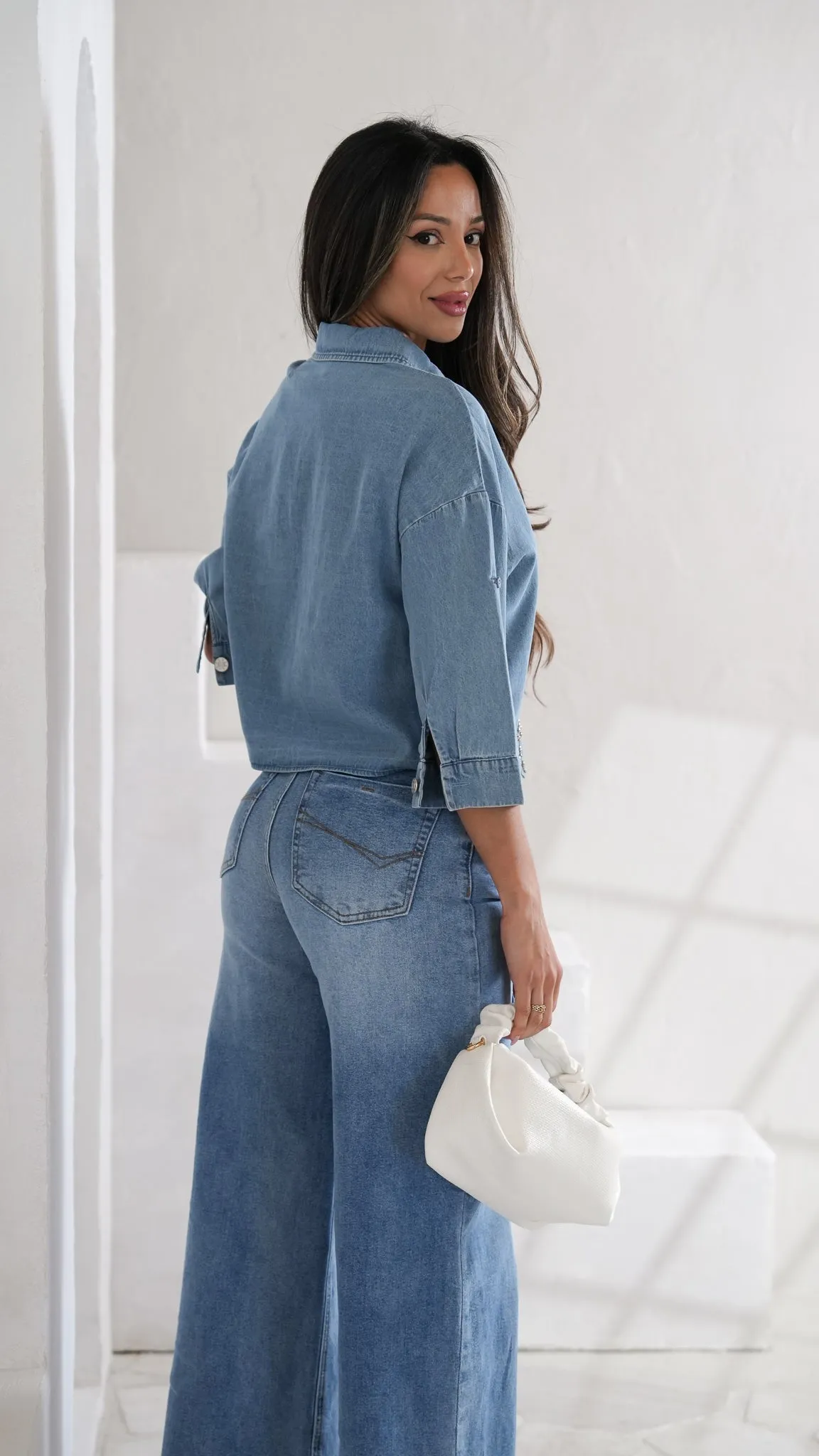Starlight denim top