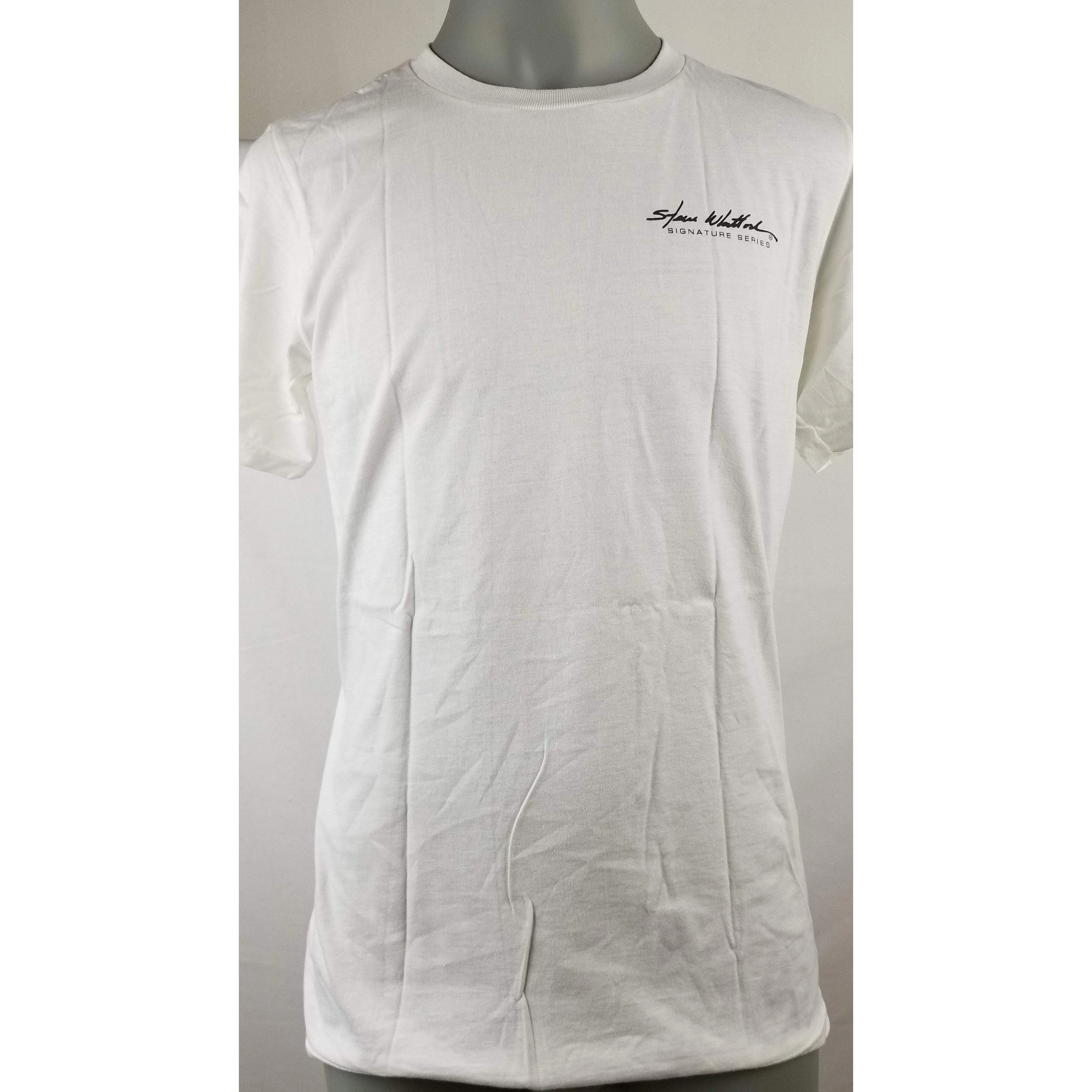 Steve Whitlock Signature Men's Tone on Tone Freshwater Trout SS Shirt (Picture in Back)