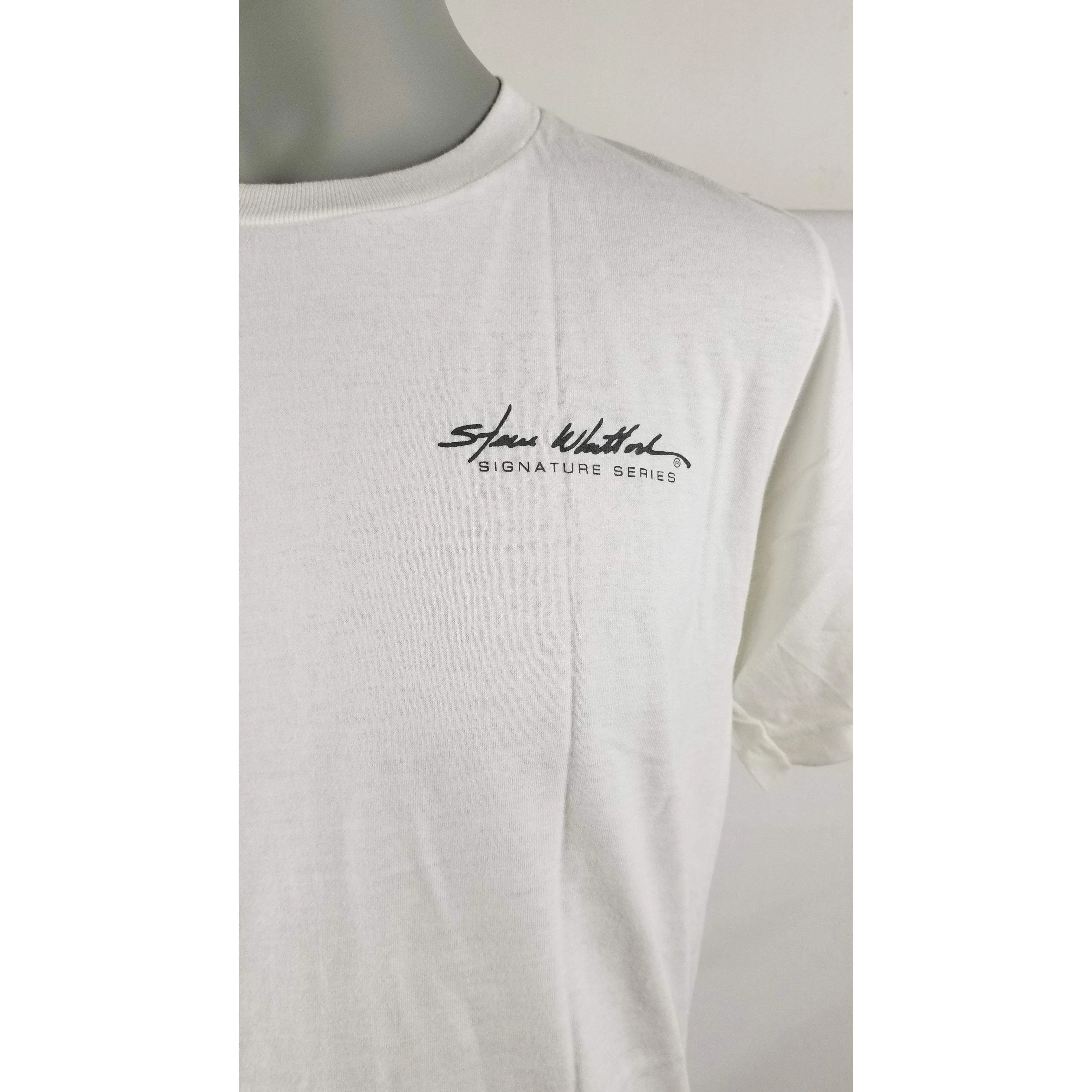 Steve Whitlock Signature Men's Tone on Tone Freshwater Trout SS Shirt (Picture in Back)