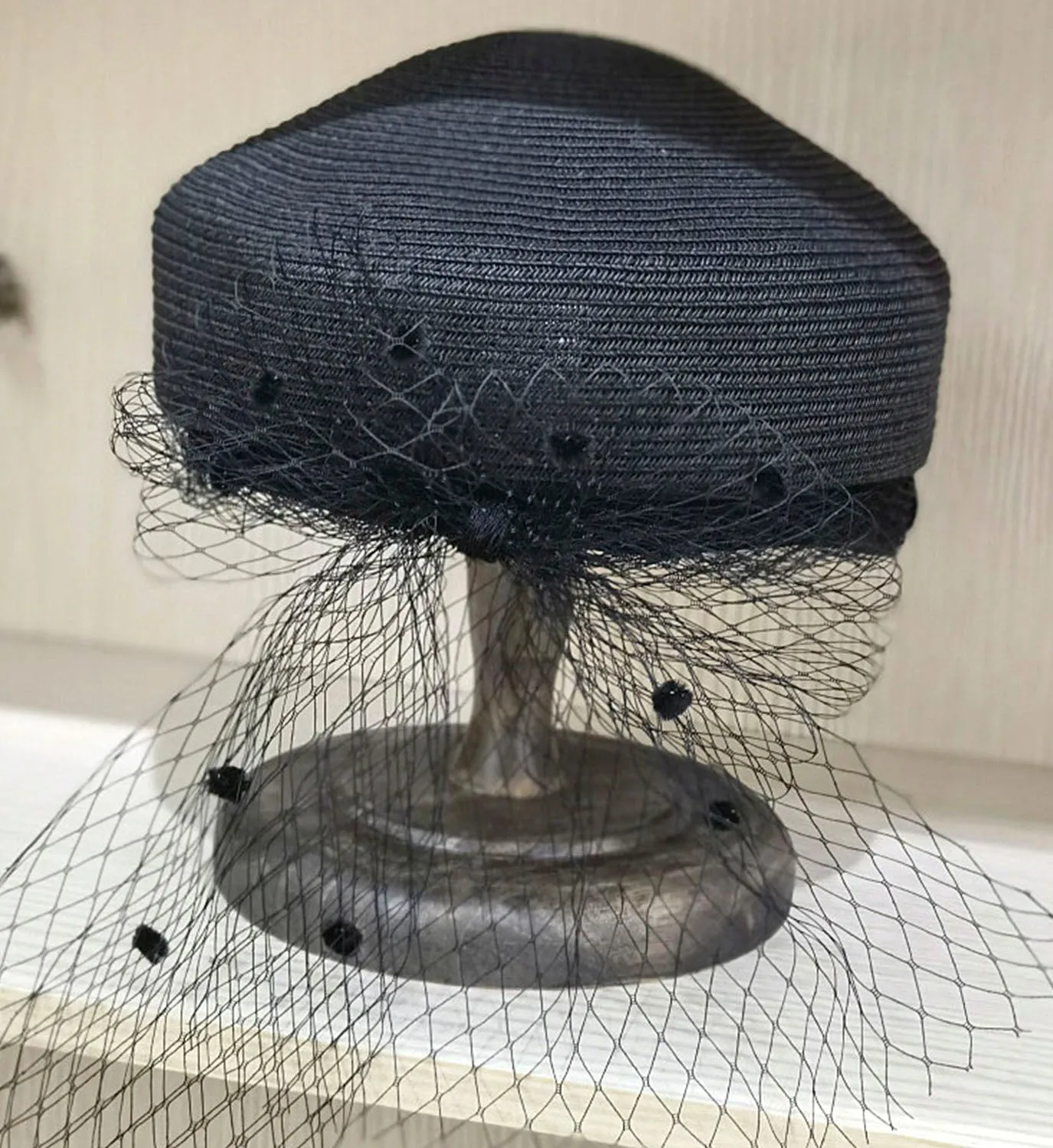 Straw Veil Visor Cap