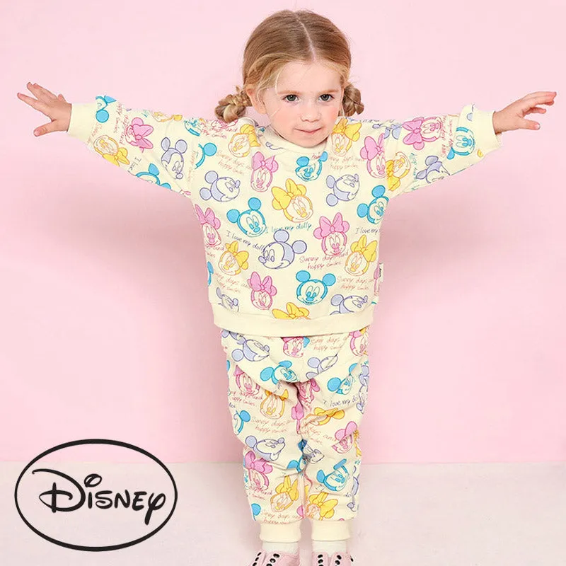 Sweet Mickey & Minnie Top & Bottom Set 2403MM15