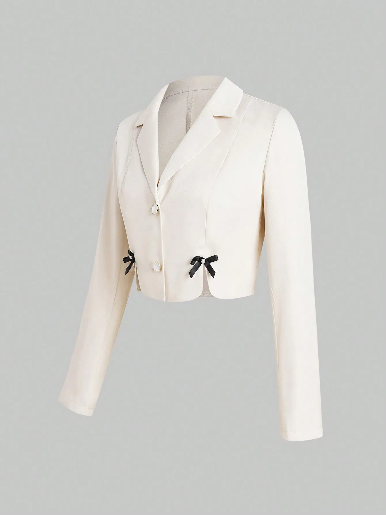 Sweetra Blazer Crop con Lazo y Botón  CR