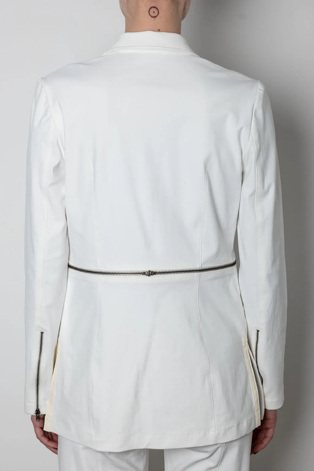 Tech Stretch Shawl Collar Zip Off Blazer - THUNDRA