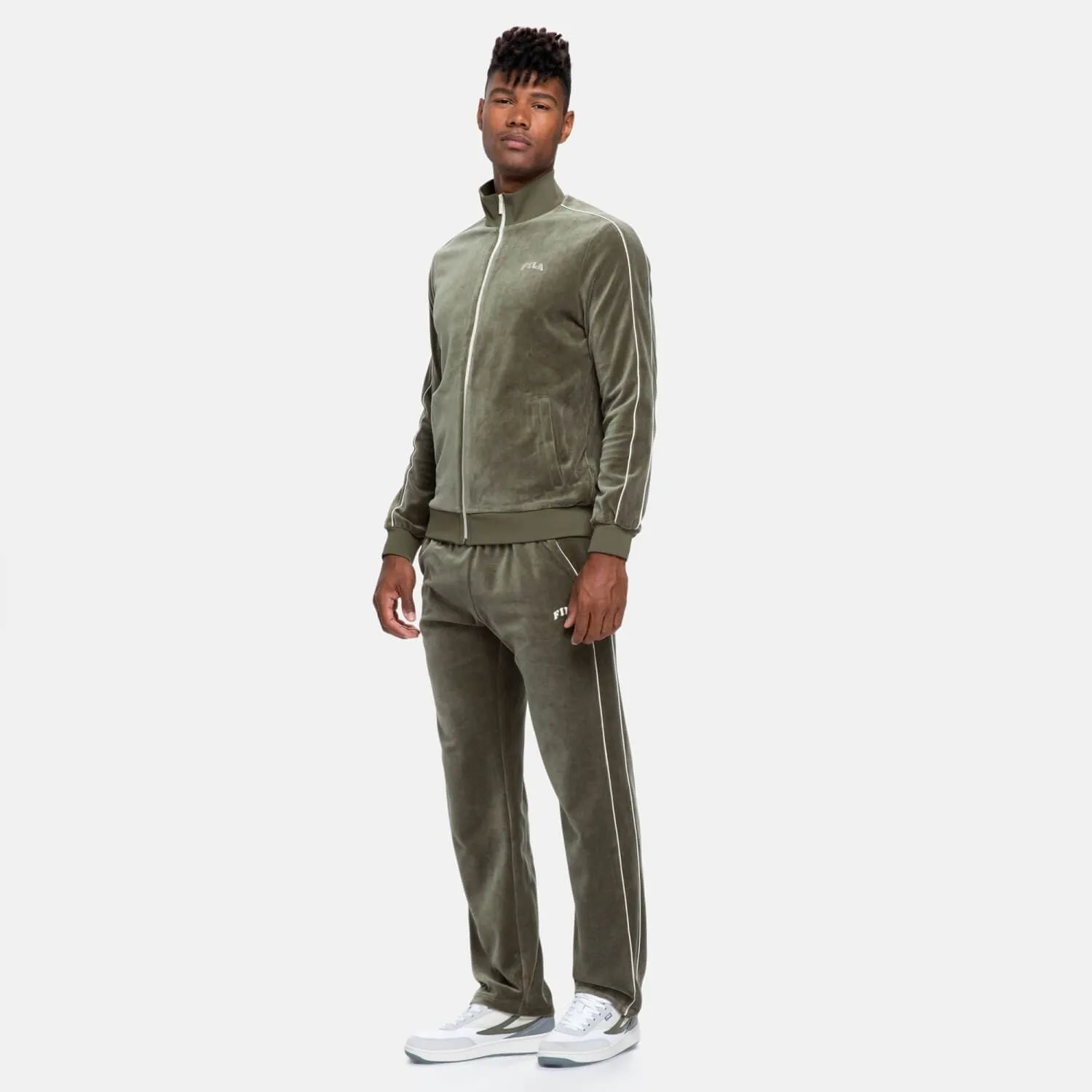 Tepláky Fila Biere Loose Fit Sweat Pants olejová zelená
