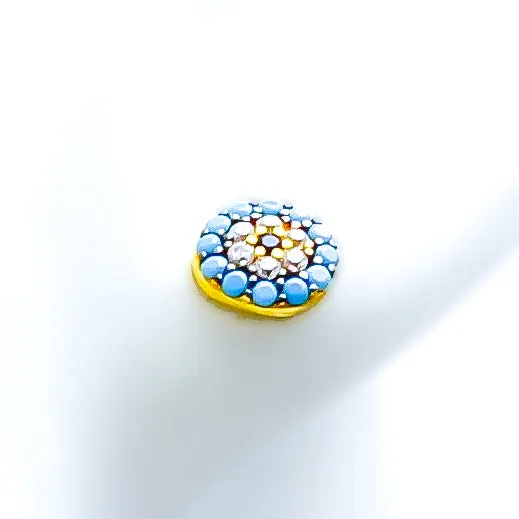 Timeless Beautiful 21k Gold Stone Tops