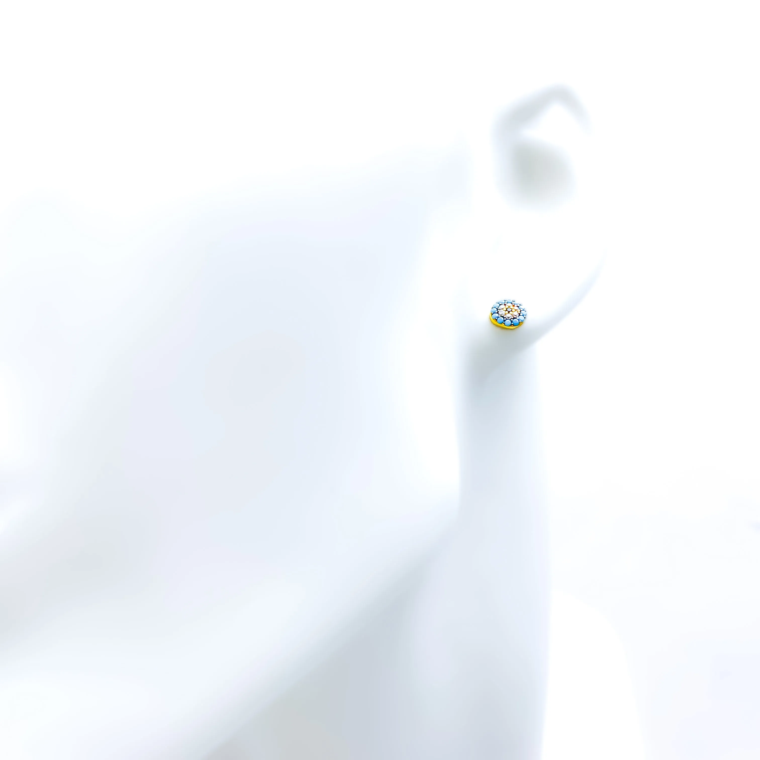 Timeless Beautiful 21k Gold Stone Tops