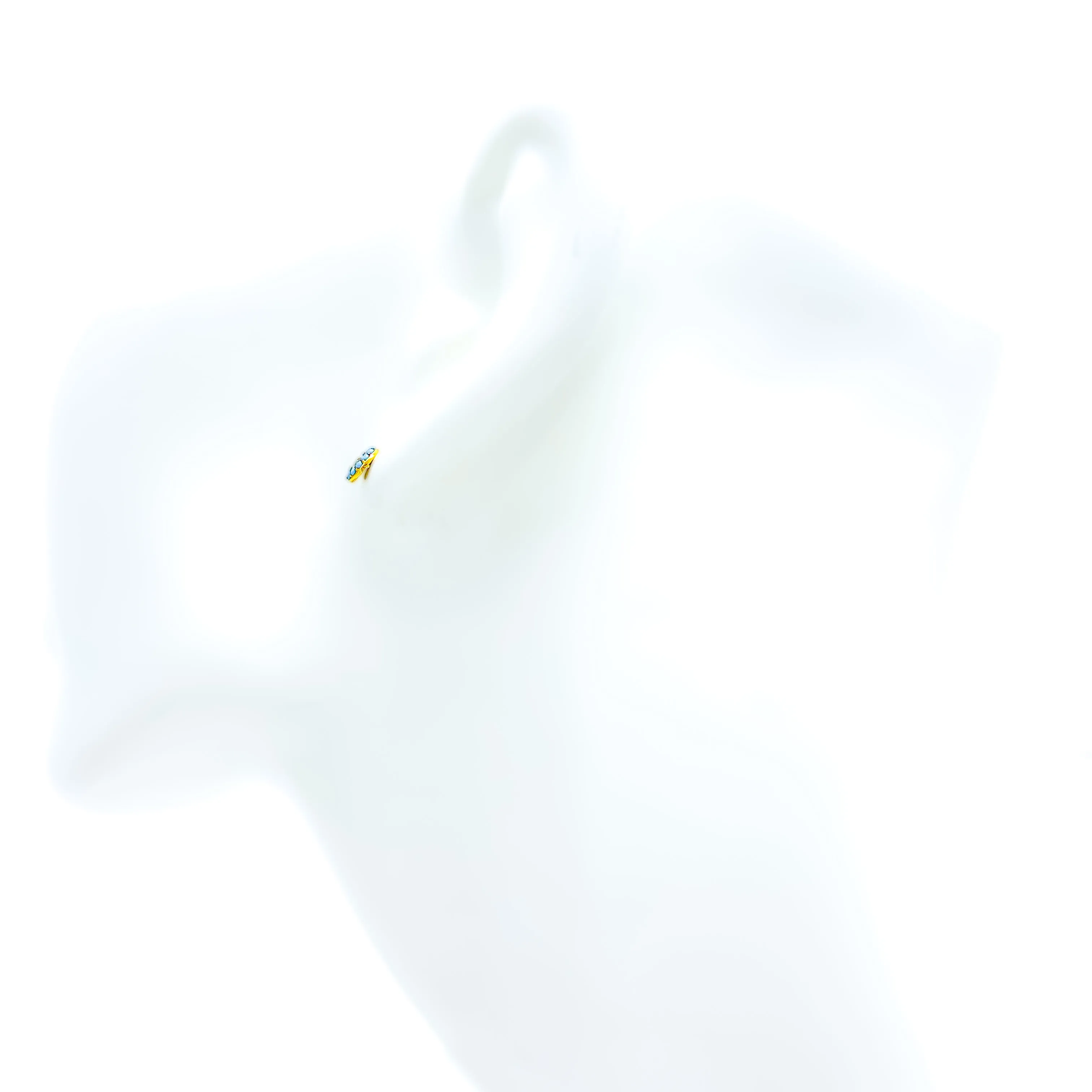 Timeless Beautiful 21k Gold Stone Tops