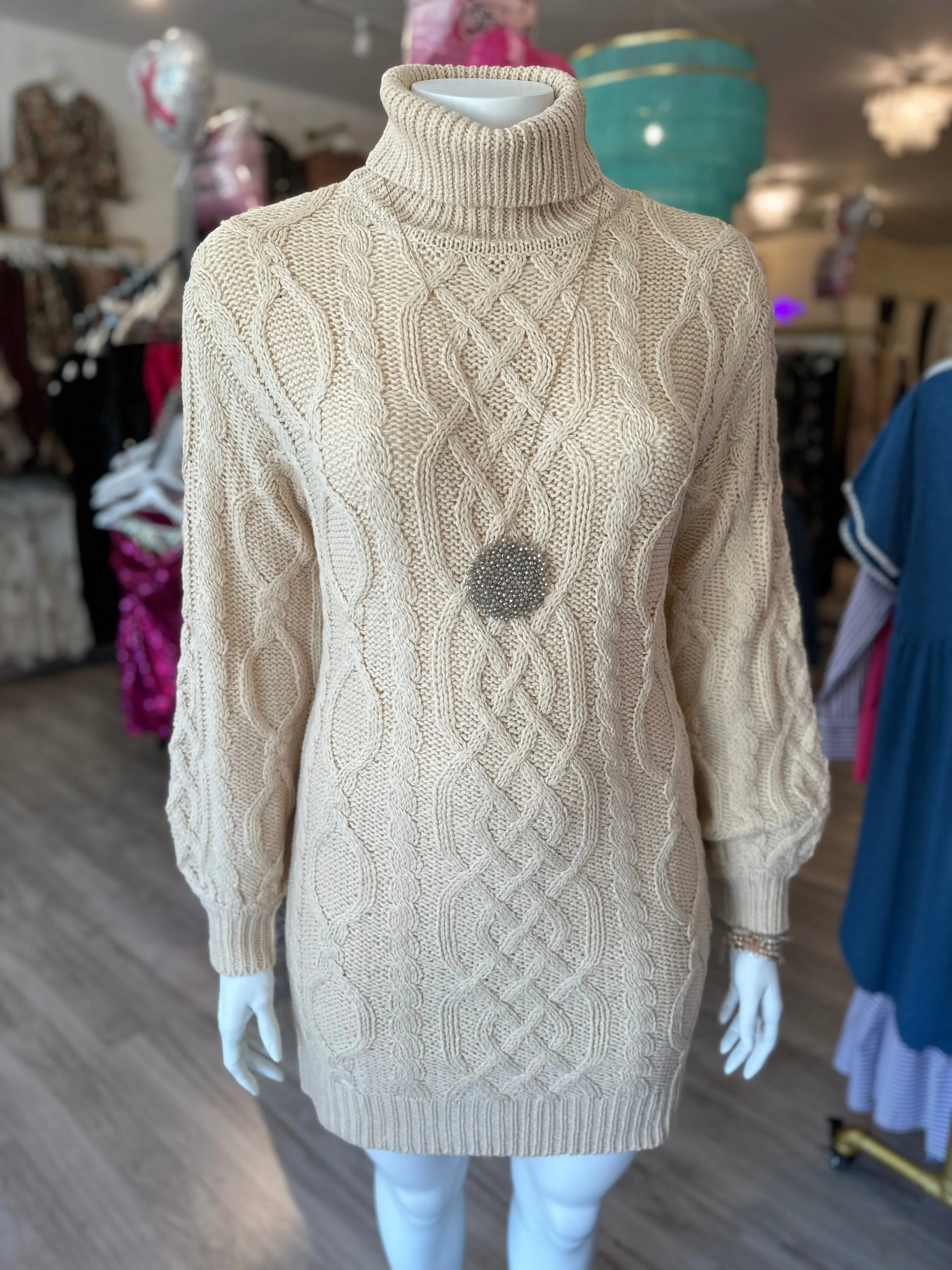 TINA OVERSIZED SWEATER DRESS