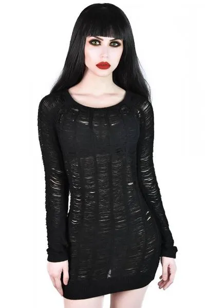 Tracy Tomb Knit Sweater - Black -