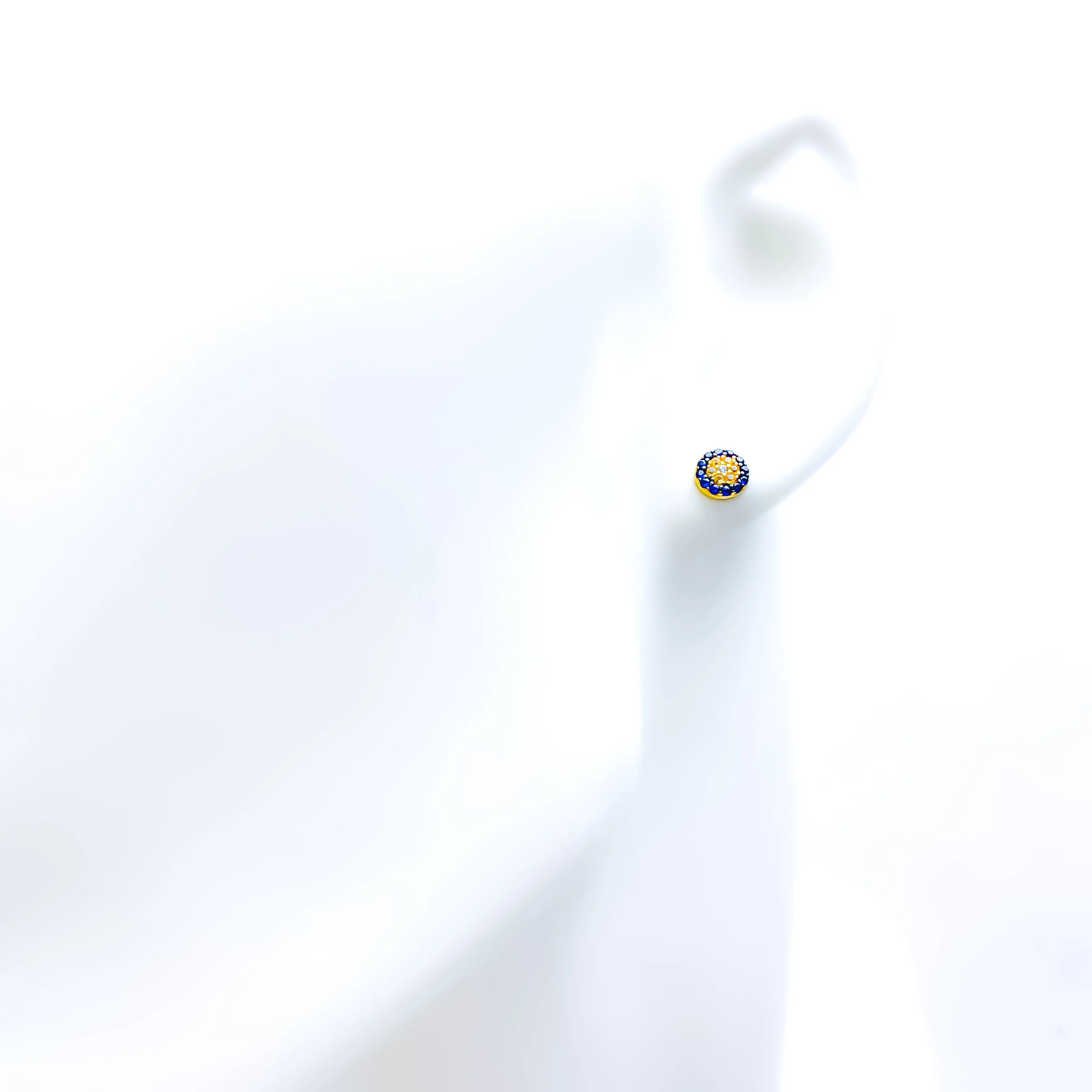 Trendy Upscale 21k Gold Stone Tops