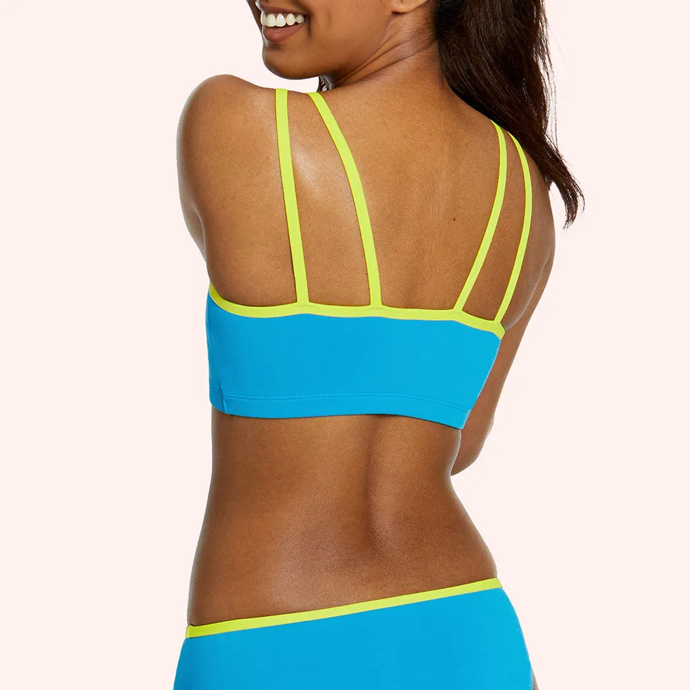 Tween/Teen Girls First Bikini Top - Azure