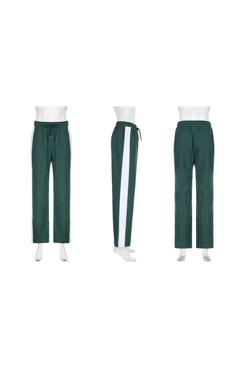 UJ672 Crop Jacket Top and Pants Set