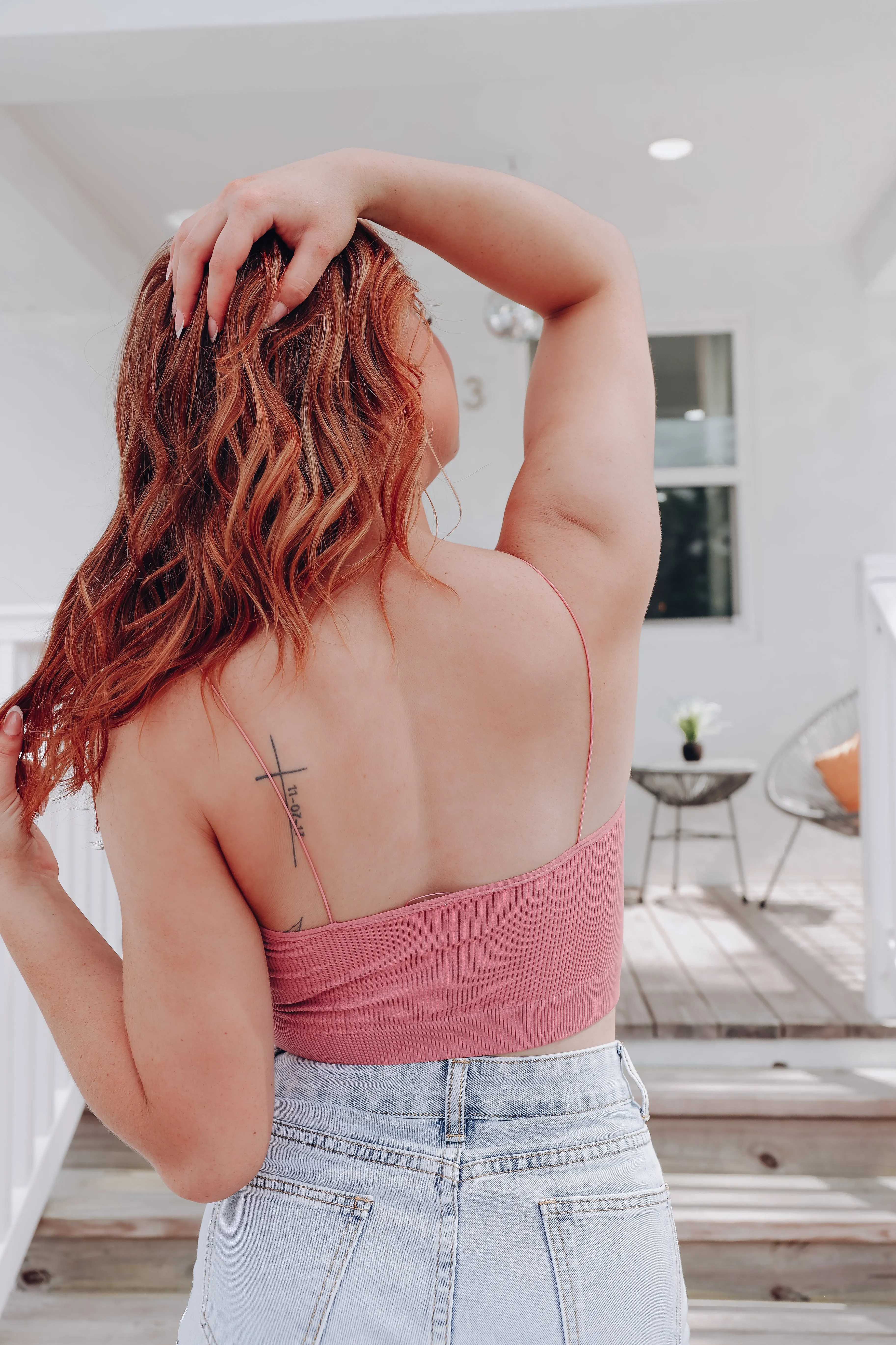 Ultimate Ribbed Brami - Light Rose