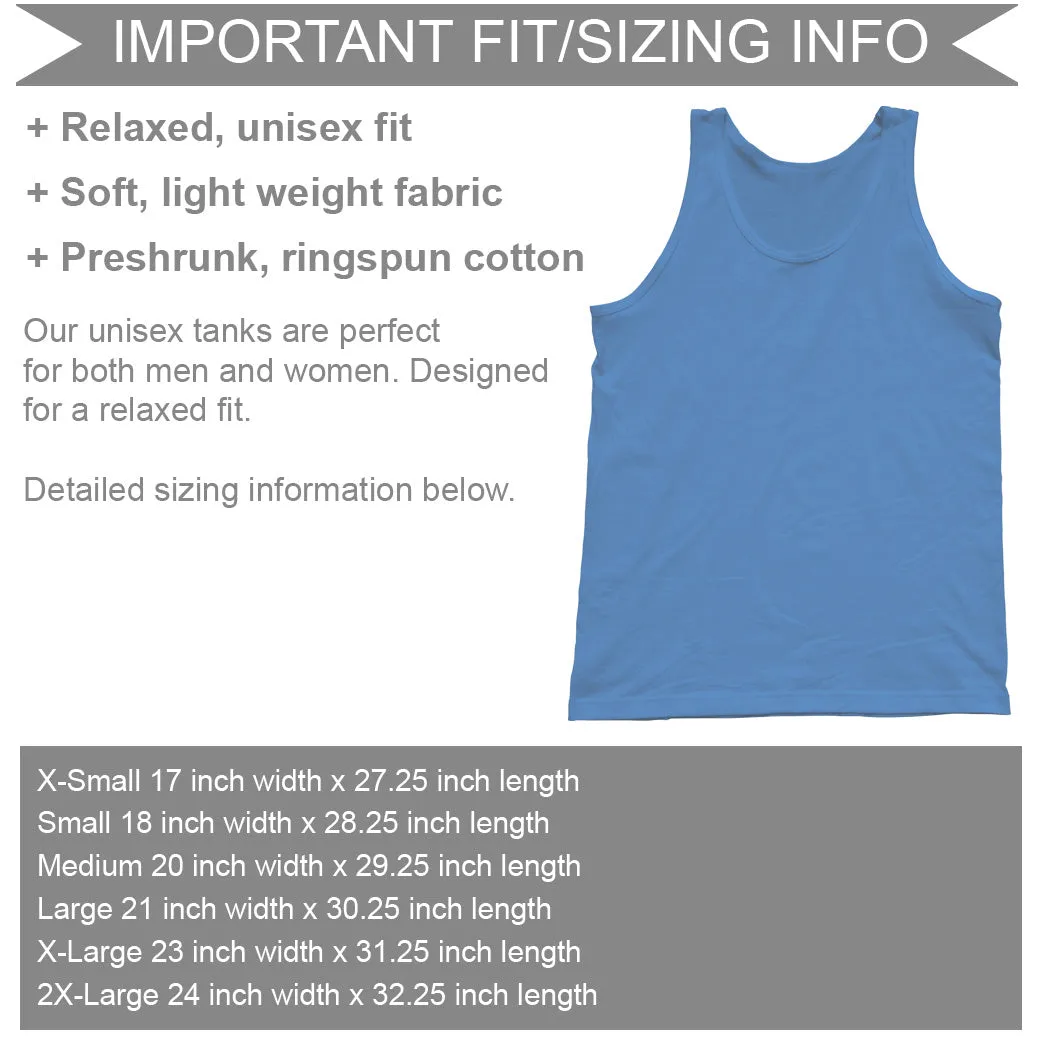 Unisex Cactus Botanical Chart Tank Top