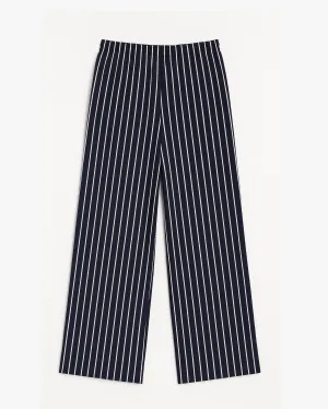 UNISEX STRIPED PANTS - NAVY BLUE